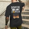 Dopfen & Hopfen Dutch Oven Bbq T-Shirt mit Rückendruck Geschenke für Ihn
