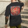 Dragon Of Katsushika Hokusai T-Shirt mit Rückendruck Geschenke für Ihn