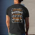 I Never Dreamed I'd Be A Pop Pop Old Man Father's Day Mens Back Print T-shirt Gifts for Him
