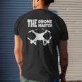 The Drone Mastergift Flying Drones Pilot Dad Son Mens Back Print T-shirt Gifts for Him