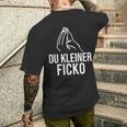 Du Kleine Ficko Italy Gesture T-Shirt mit Rückendruck Geschenke für Ihn