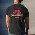 Dune Science Fiction Arrakis Park Mashup Dinosaur Mens Back Print T-shirt Gifts for Him