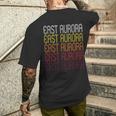 East Aurora Ny Vintage Style New York Men's T-shirt Back Print Funny Gifts