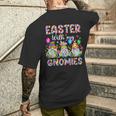 Easter With My Gnomies Happy Easter Gnomes Bunny Rabbit Girl Men's T-shirt Back Print Gifts for Him