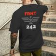 Ebm-Front Electronic Body Music Pro-Frnt-242 T-Shirt mit Rückendruck Geschenke für Ihn