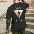 Ebm-Nation Electronic Body Music Pro-Vnv-Ntn T-Shirt mit Rückendruck Geschenke für Ihn