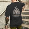 Edgar Allan Poe Cuervo Gótico Nunca Más Oculto Inglés Horror Camiseta Hombre Estampado Espalda Regalos para él