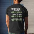 Im Either Drinking Monster About To Drink Monster Mens Back Print T-shirt Gifts for Him
