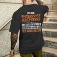 Enterprise Architekt Hat Immer Recht Enterprise Architect T-Shirt mit Rückendruck Geschenke für Ihn