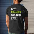 Eurasier Dog Dad Father's Day Dog Lovers Mens Back Print T-shirt Gifts for Him