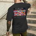 Europe Der Faterländer Anti-Eu T-Shirt mit Rückendruck Geschenke für Ihn