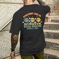 Everybody Line Up Solar Eclipse 2024 Total Solar Eclipse Men's T-shirt Back Print Gifts for Him