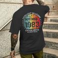Excellent Millésime Novembre 1983 Anniversaire Unique T-shirt imprimé au dos Cadeaux pour lui