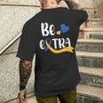 Be Extra Cute T21 World Down Syndrome Awareness Day Men's T-shirt Back Print Gifts for Him