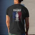 Fahad Name Fahad Eagle Lifetime Member G Mens Back Print T-shirt Gifts for Him
