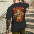 Faire Des Exercices Animal Sportif Écureuil T-shirt imprimé au dos Cadeaux pour lui