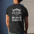 Faith Loyalty Honor Reyes Blood Runs Through My Veins Name Shirts Mens Back Print T-shirt Gifts for Him