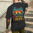 Family Cruise 2024 Summer Vacation Matching Family Cruise Men's T-shirt Back Print Gifts for Him