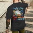 Family Cruise 2024 Family Summer Vacation Matching Cruise Men's T-shirt Back Print Gifts for Him