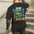 Family Cruise Mexico 2024 Vacation Summer Trip Vacation Men's T-shirt Back Print Gifts for Him