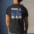 Family Proud Army National Guard Dad Mens Back Print T-shirt Gifts for Him