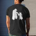 Father & Daughter Riding Partners Mens Back Print T-shirt Gifts for Him