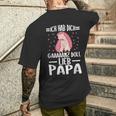 Father Father's Day Children's Ich Hab Dich Ganz Doll Ich S T-Shirt mit Rückendruck Geschenke für Ihn