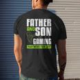 Father And Son Gaming Partners For Life Video Game Matching Mens Back Print T-shirt Gifts for Him