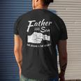 Father Son Matching Outfit Mens Back Print T-shirt Gifts for Him