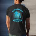 Father Son Snowboarding Partners For Life Father's Day Mens Back Print T-shirt Gifts for Him