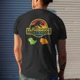 Fatherhood Is A Walk In The Park Mens Back Print T-shirt Gifts for Him