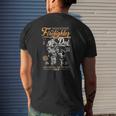 Father's Day Firefighter Retro Fireman Mens Back Print T-shirt Gifts for Him