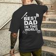 Father's DayBest Dad Sports Video Games Books Mens Back Print T-shirt Gifts for Him
