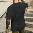 Fathers And Top Clothing Piece Upper Body Men's T-shirt Back Print Gifts for Him
