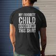 My Favorite Child Bought Me This Retro Dad Mens Back Print T-shirt Gifts for Him