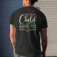 My Favorite Child Gave Me This Tee Mens Back Print T-shirt Gifts for Him
