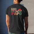 My Favorite People Call Me Papo Father's Day Mens Back Print T-shirt Gifts for Him