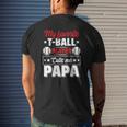 My Favoriteball Player Calls Me Papa Cute Mens Back Print T-shirt Gifts for Him