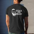 Fear The Beard Basketball Mens Back Print T-shirt Gifts for Him