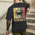 Feelin Salty Maryland Crab Retro Vintage Men's T-shirt Back Print Gifts for Him