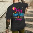 Feliz Cumpleanos Amiga-Feliz Cumpleaños Amiga Español Camiseta Hombre Estampado Espalda Regalos para él