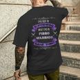 Fibro Warrior Fibromyalgia Awareness Spoonie Cfs Superhero Men's T-shirt Back Print Gifts for Him