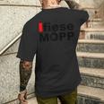 Fiese Möpp With Düsseldorfer Mundart T-Shirt mit Rückendruck Geschenke für Ihn