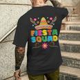 Fiesta Squad Cinco De Mayo Family Matching Mexican Sombrero Men's T-shirt Back Print Gifts for Him