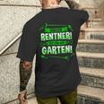 Finally Pensioner Garden Joke Pension Pension Hobby T-Shirt mit Rückendruck Geschenke für Ihn