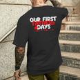 Our First Father's Day 2024 Men's T-shirt Back Print Gifts for Him