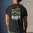 First Time Daddy New Dad Est 2022 Fathers Day V2 Mens Back Print T-shirt Gifts for Him
