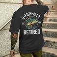 Fisherman Fishing Retirement O-Fish-Ally Retired 2024 Men's T-shirt Back Print Gifts for Him