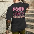 Vintage Gifts, Food Is My Love Language Shirts