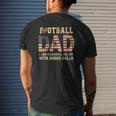 Football Dad Like A Baseball Dad But With Bigger Balls Mens Back Print T-shirt Gifts for Him